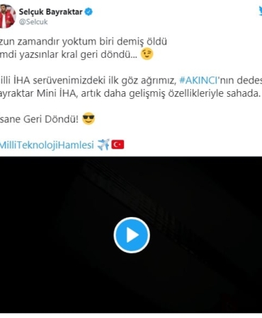 Selçuk Bayraktar duyurdu: AKINCI'nın dedesi gelişmiş özellikleriyle yeniden sahada