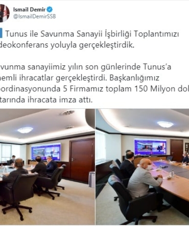 Türkiye'den Tunus'a dev silah ihracatı