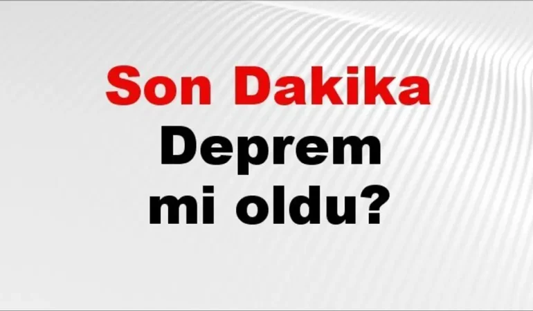 Son dakika Manisa'da deprem mi oldu? Az önce deprem Manisa'da nerede oldu? Manisa deprem Kandilli ve AFAD son depremler listesi 03 Eylül 2026