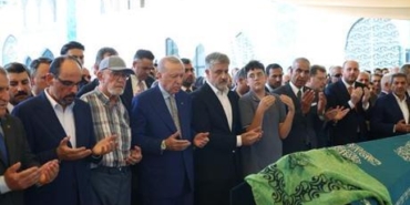 Cumhurbaşkanı Erdoğan, Fatma Zehra Önen'in cenaze törenine katıldı