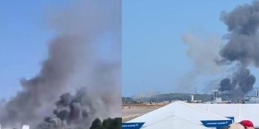 Yunanistan'da F-4 savaş uçağı düştü! Sıcak görüntü, mürettebata dair ilk açıklama