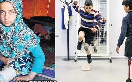 Adidas'tan vicdanları yaralayan reklam… Bunlar da İsrail’in sakat bıraktığı Gazzeli çocuklar!
