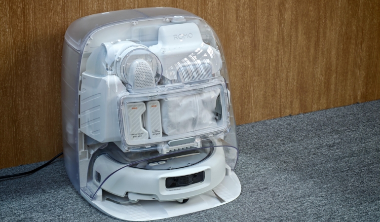 DJI’s new robovac can climb obstacles, vacuum quietly, and claims much improved privacy