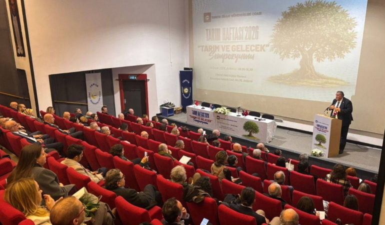 TMMOB Ziraat Mühendisleri Odası, ‘Tarım ve Gelecek’ sempozyumu düzenledi: ‘Ulu Önder Atatürk’ün sözleri bizim için hedeftir’