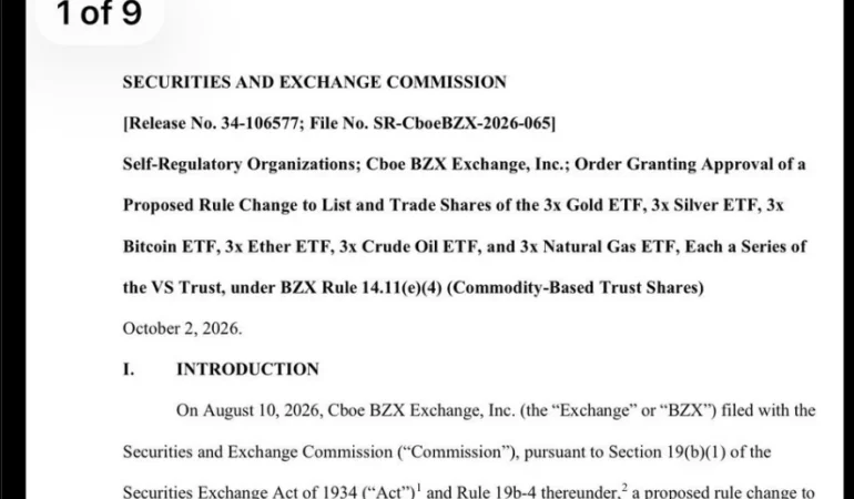 SEC’den Bitcoin ve Ethereum İçin 3 Kat Kaldıraç Onayı: Karar Kriptoyla Sınırlı Değil!
